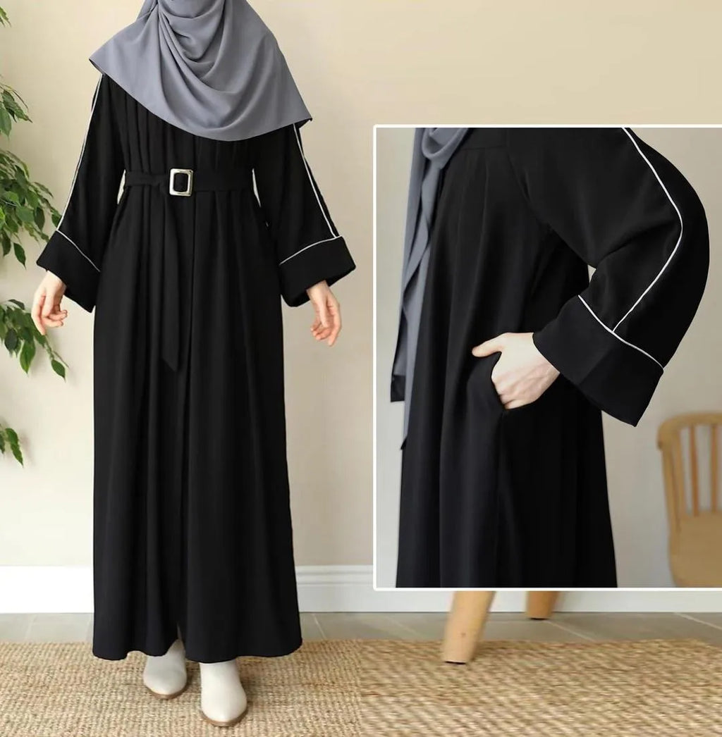 Georgette Plain Classic Abaya