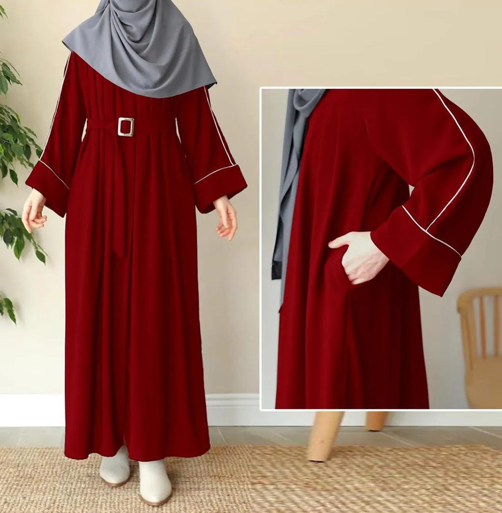 Georgette Plain Classic Abaya
