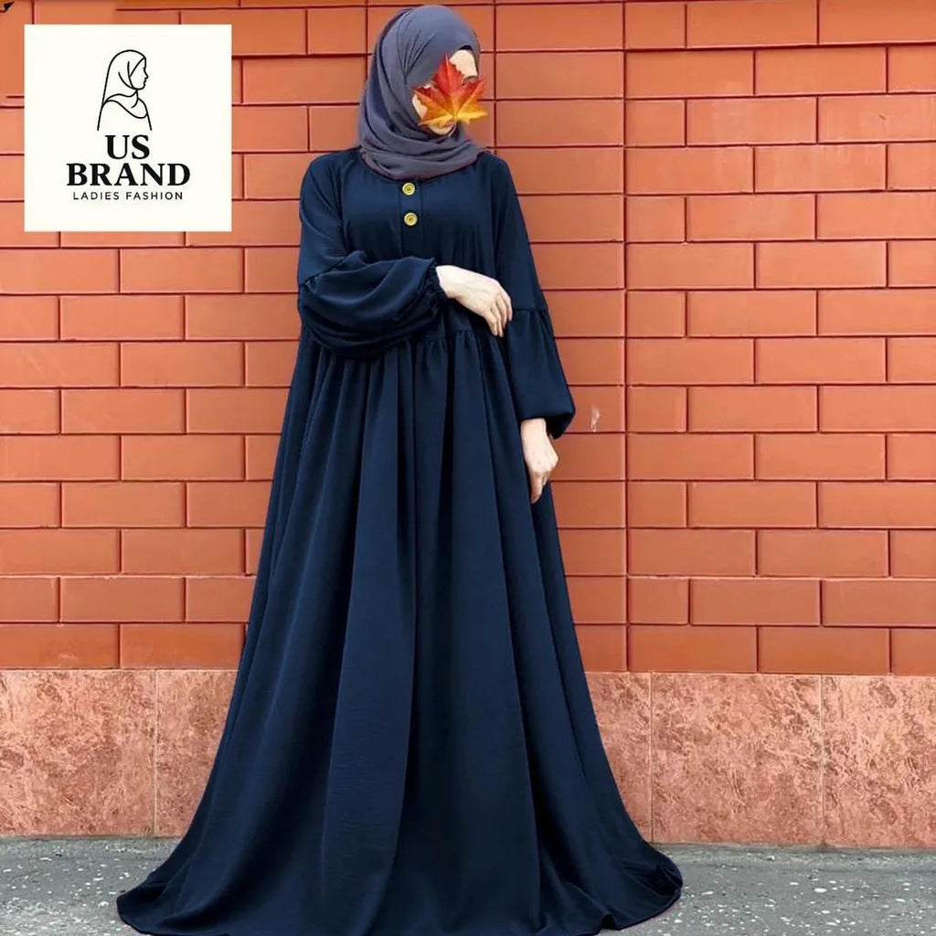 Georgette Plain Classic Abaya
